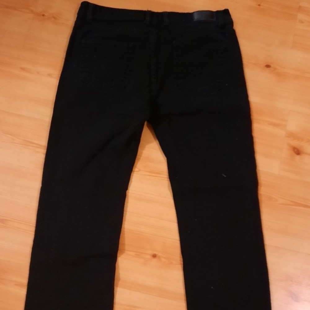 KAYDEN Slim/Straight Men's Black Jeans - Picture 3 of 8